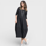 Ilona - Elegantné voľné šaty s nadčasovým strihom
